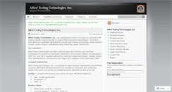 Desktop Screenshot of alliedtooling.wordpress.com