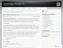 Tablet Screenshot of alliedtooling.wordpress.com