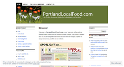 Desktop Screenshot of portlandlocalfood.wordpress.com