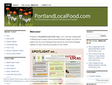 Tablet Screenshot of portlandlocalfood.wordpress.com