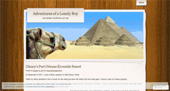 Desktop Screenshot of lonelyboyadventures.wordpress.com