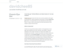 Tablet Screenshot of davidchee85.wordpress.com