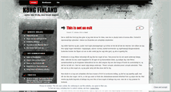 Desktop Screenshot of kongfinland.wordpress.com