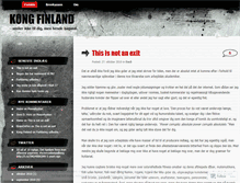 Tablet Screenshot of kongfinland.wordpress.com