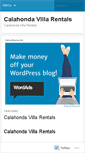 Mobile Screenshot of calahondavillarentals.wordpress.com