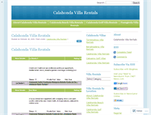 Tablet Screenshot of calahondavillarentals.wordpress.com