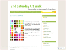 Tablet Screenshot of downtownstpeteartwalk.wordpress.com