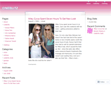 Tablet Screenshot of cineblitz.wordpress.com