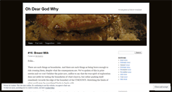 Desktop Screenshot of ohdeargodwhy.wordpress.com