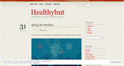 Desktop Screenshot of healthyhut.wordpress.com