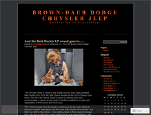 Tablet Screenshot of browndaubdodge.wordpress.com