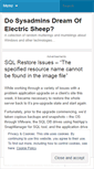 Mobile Screenshot of dosysadminsdream.wordpress.com