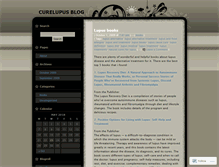 Tablet Screenshot of curelupus.wordpress.com