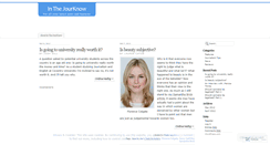 Desktop Screenshot of inthejourknow.wordpress.com