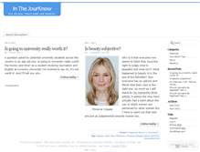 Tablet Screenshot of inthejourknow.wordpress.com