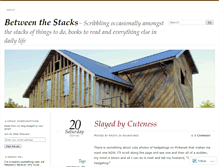 Tablet Screenshot of betweenthestacks.wordpress.com