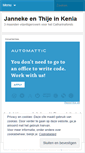 Mobile Screenshot of 3maandenkenia.wordpress.com