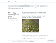 Tablet Screenshot of gemmaandersonjerwood.wordpress.com