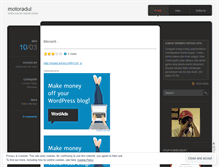 Tablet Screenshot of motoradul.wordpress.com