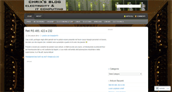 Desktop Screenshot of chrixblog.wordpress.com