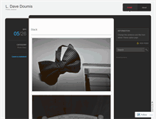 Tablet Screenshot of davedoumis.wordpress.com