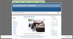 Desktop Screenshot of glutenfreewithapurpose.wordpress.com