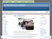 Tablet Screenshot of glutenfreewithapurpose.wordpress.com