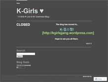 Tablet Screenshot of kgirls.wordpress.com