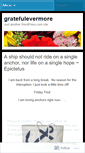 Mobile Screenshot of gratefulevermore.wordpress.com