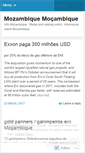 Mobile Screenshot of informozambique.wordpress.com