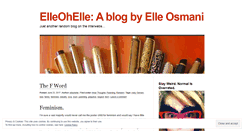 Desktop Screenshot of elleohelle.wordpress.com