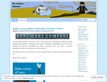 Tablet Screenshot of nolamersallowed.wordpress.com