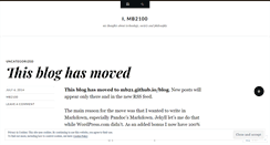 Desktop Screenshot of mb2100.wordpress.com