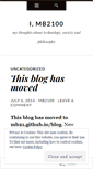 Mobile Screenshot of mb2100.wordpress.com