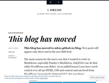 Tablet Screenshot of mb2100.wordpress.com