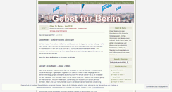 Desktop Screenshot of gebetfuerberlin.wordpress.com