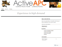 Tablet Screenshot of constructionlabourers.wordpress.com