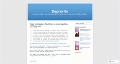 Desktop Screenshot of depravitydepravity.wordpress.com