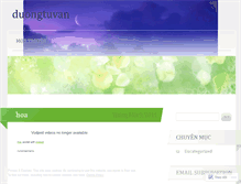 Tablet Screenshot of duongtuvan.wordpress.com