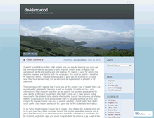 Tablet Screenshot of davidarrowood.wordpress.com