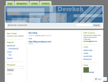 Tablet Screenshot of derekck.wordpress.com