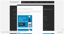 Desktop Screenshot of nfxdevelopment.wordpress.com