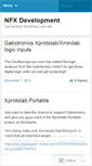 Mobile Screenshot of nfxdevelopment.wordpress.com