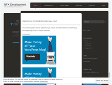 Tablet Screenshot of nfxdevelopment.wordpress.com