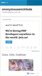 Mobile Screenshot of anonymousenchilada.wordpress.com