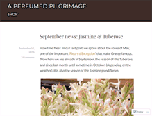 Tablet Screenshot of 1000flowers.wordpress.com