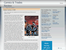 Tablet Screenshot of comictradereview.wordpress.com