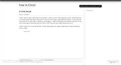 Desktop Screenshot of freeinchrist.wordpress.com