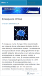 Mobile Screenshot of enxaquecaonline.wordpress.com