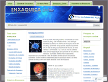 Tablet Screenshot of enxaquecaonline.wordpress.com